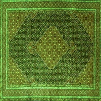 Ахгли Компанија Внатрешен Правоаголник Персиски Зелени Килими Од Традиционална Област, 7' 10'