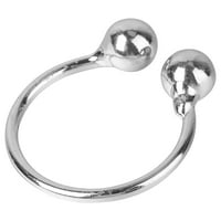 Модерен тркалезен прстен едноставен прстен на прстенот Деликатниот уличен приписен накит