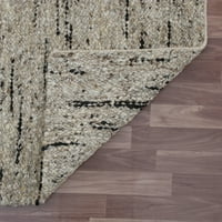 О Беј Кензингтон цврста рачна ткаенина волна област килим, 7'9 9'9
