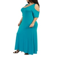 Мег плус големина макси фустан